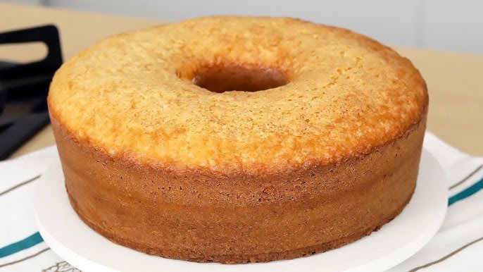 Bolo de baunilha